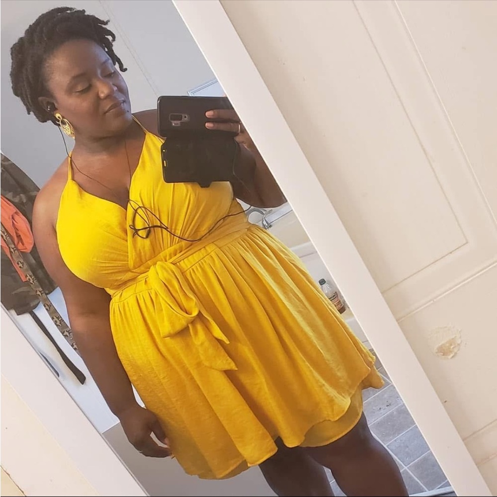 Yellow romper and orange romper